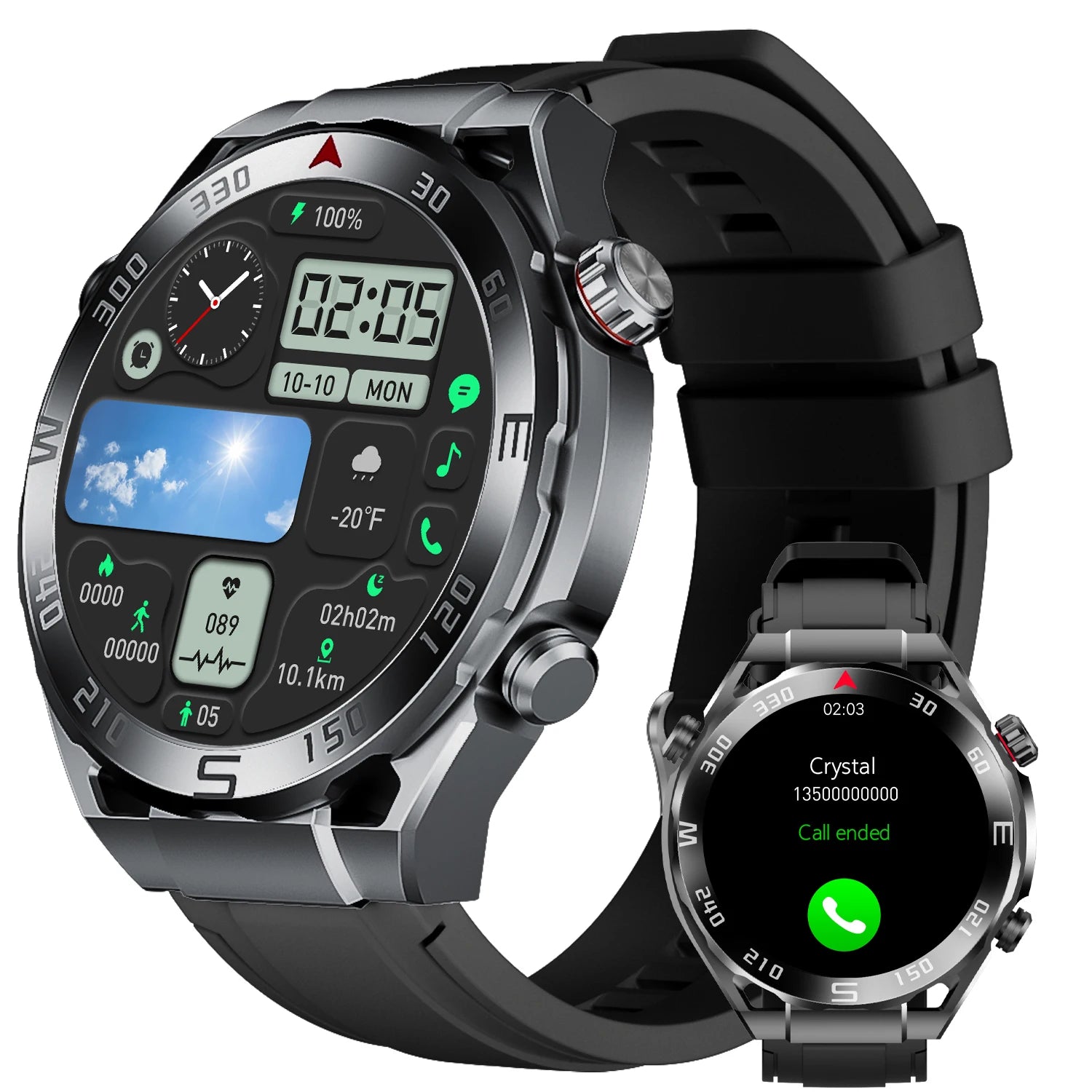 Pro Max Sports Smart Watch Man Woman Smartwatch BT Call Message Notification NFC Health Monitor Watches For Android IOS