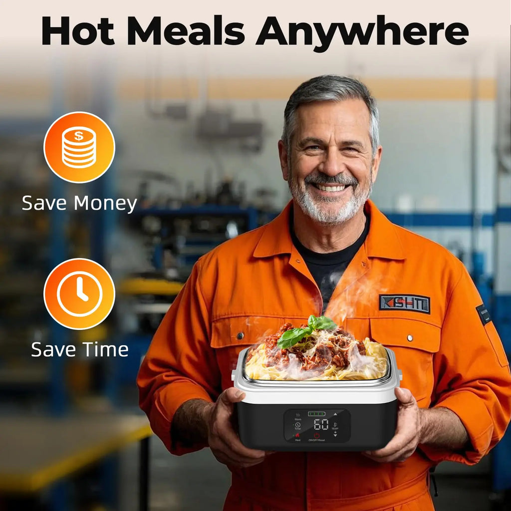 Wireless 60W Battery Powered Electric Insulated Lunch Box.