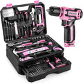 Toolbox with 12V Power Cordless Drill and Storage Organizer Drawer Case