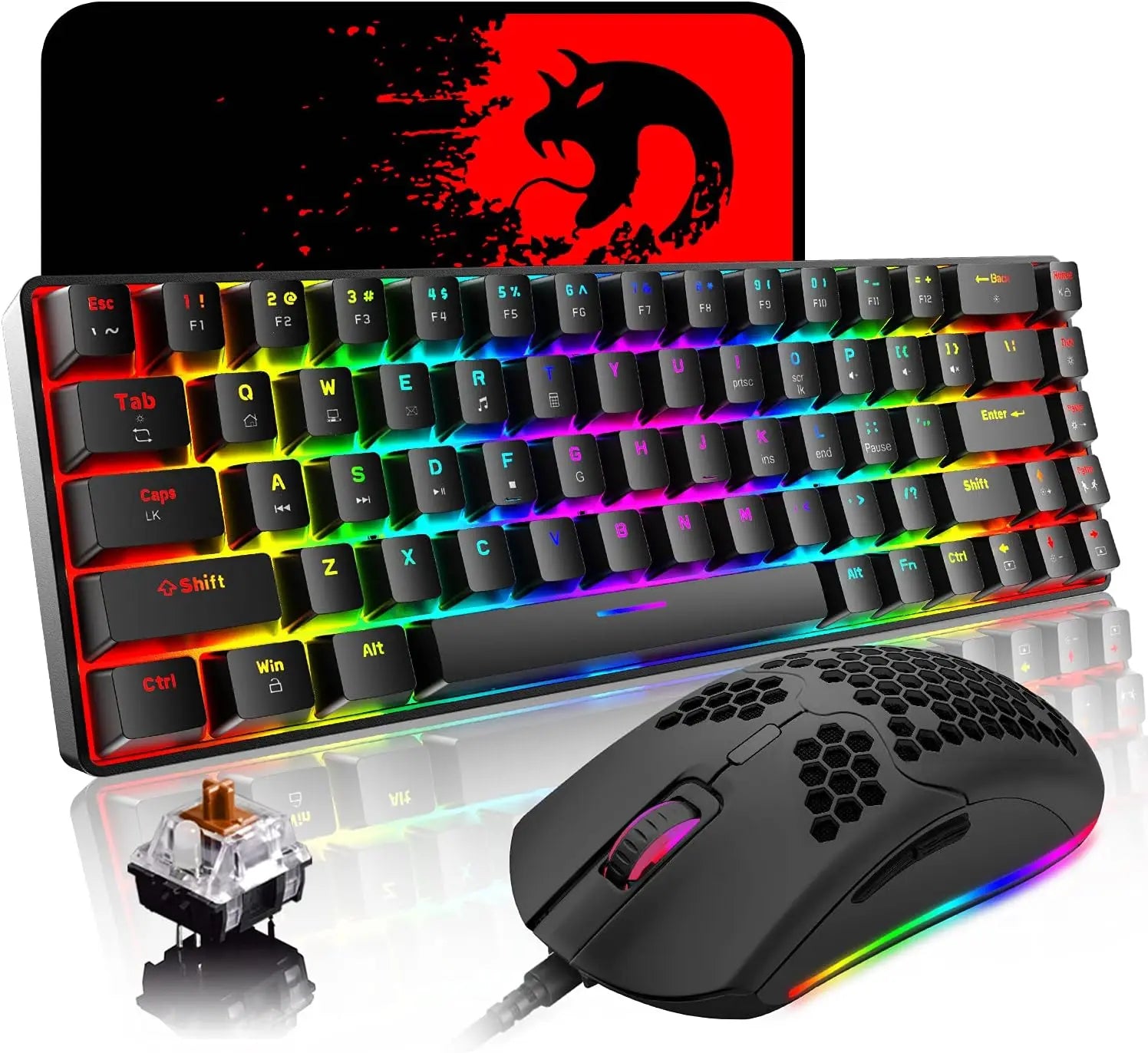 Lights Wired Gaming Mechanical Keyboard