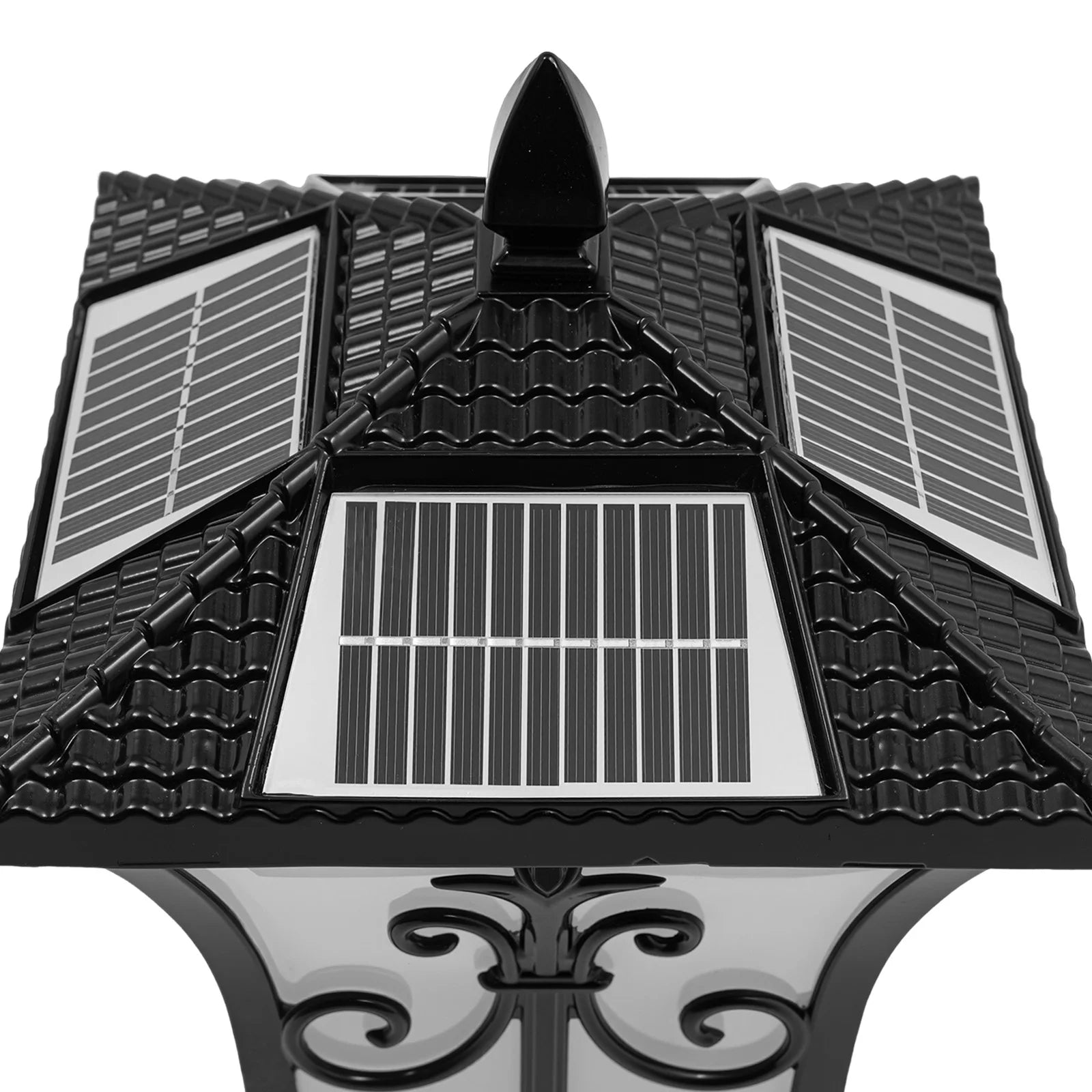 Remote control Outdoor Solar Powered Electric Supply Pillar Light.