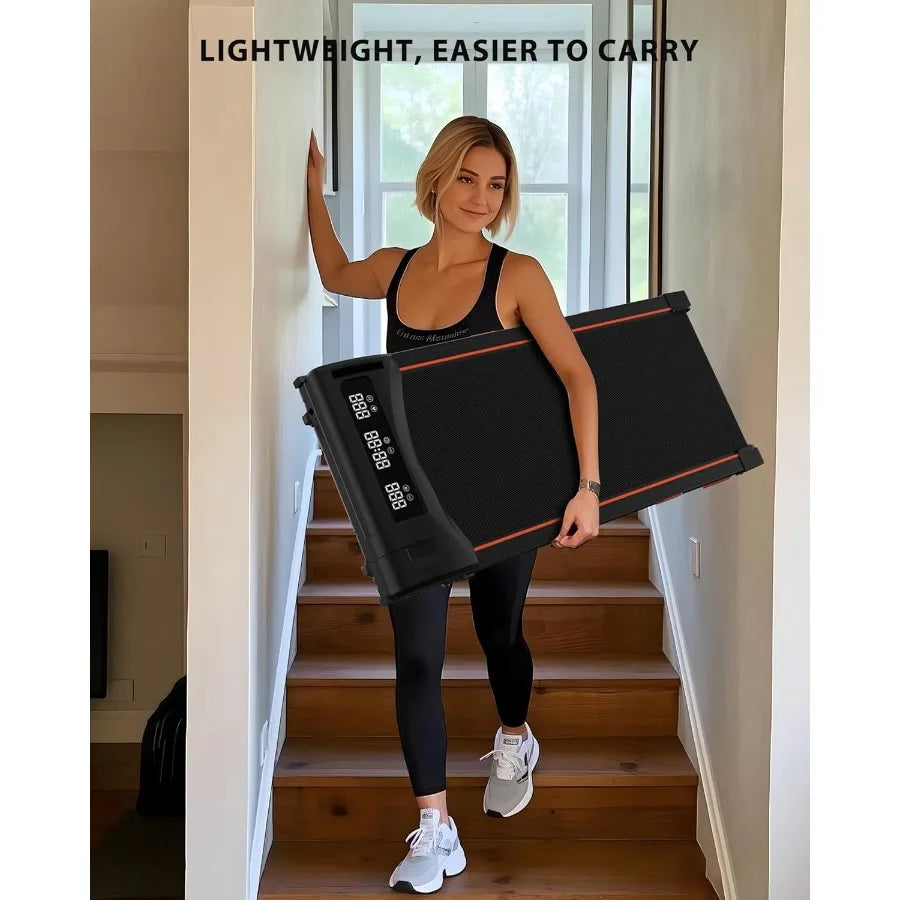 Compact Home Treadmill with Auto 15 Incline and 4.0HP Brushless Motor for Small Spaces Folding Design with 400 lbs Weight Capac