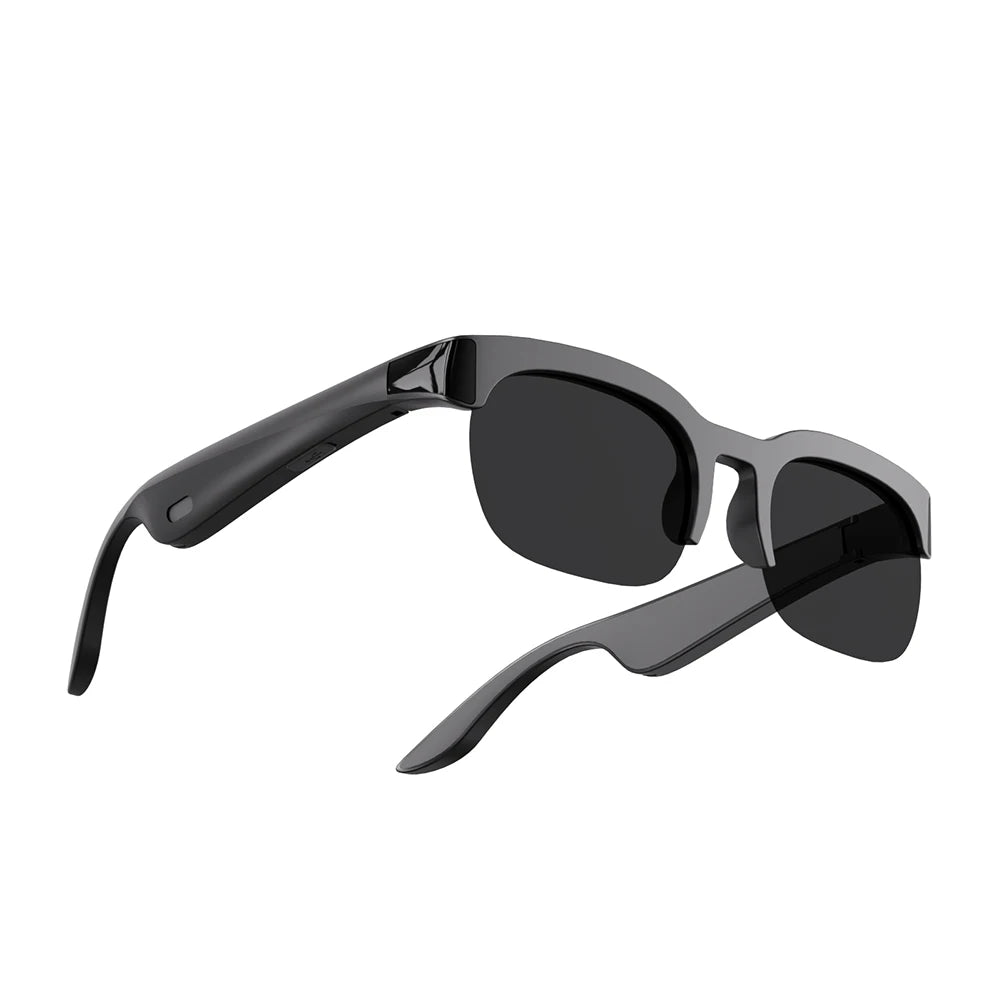 Smart Glasses AI Translator Hands-Free Music & Calls BT Sunglasses UV Protection Outdoor Sports Headphones for Men & Women