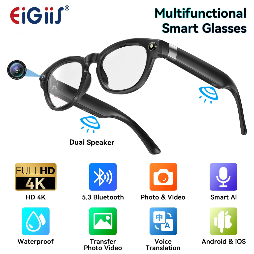 AI Smart Glasses Bluetooth.