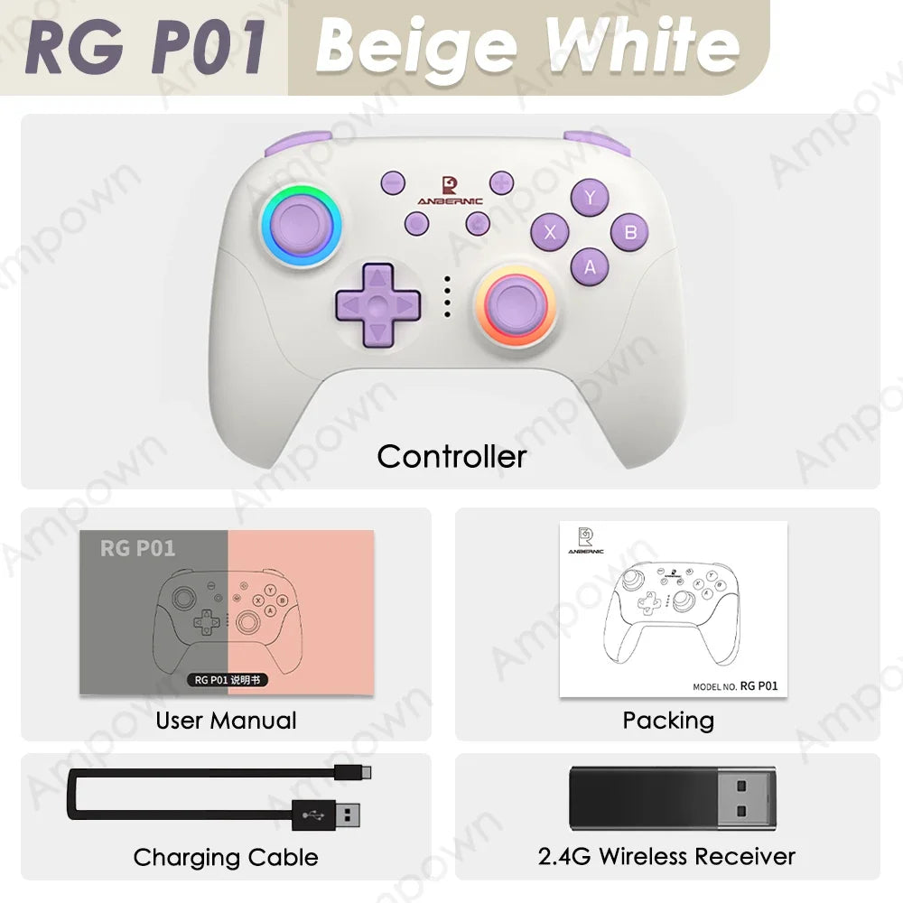 Wireless Gaming Controller Hall Trigger Joystick