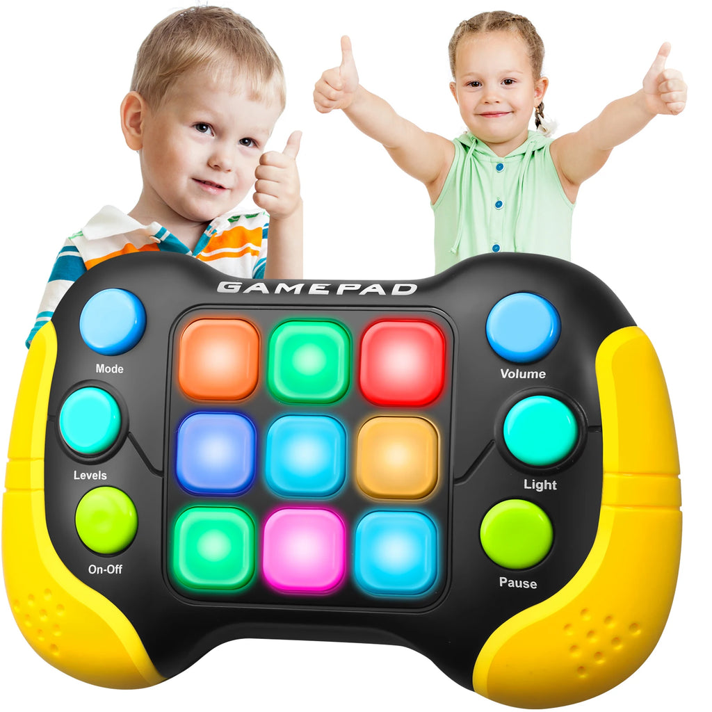 Electronic pop-up game light up play fidget toys.