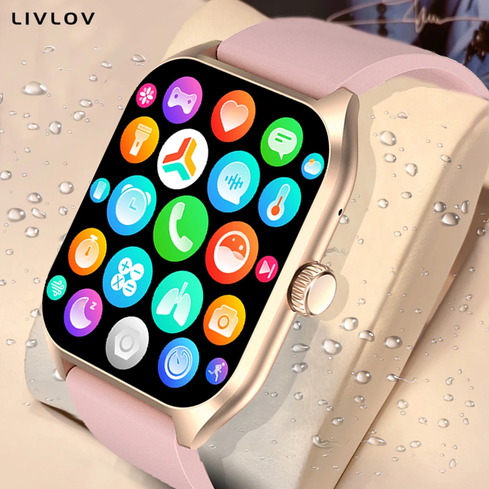AI Voice Assistant Smart Watch for Men Women.
