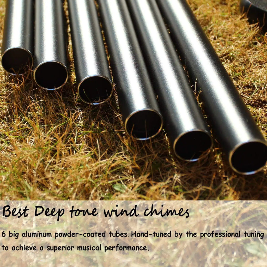 Large 42-Inch Deep Tone Wind Chimes for Outdoor Patio Garden Decor.