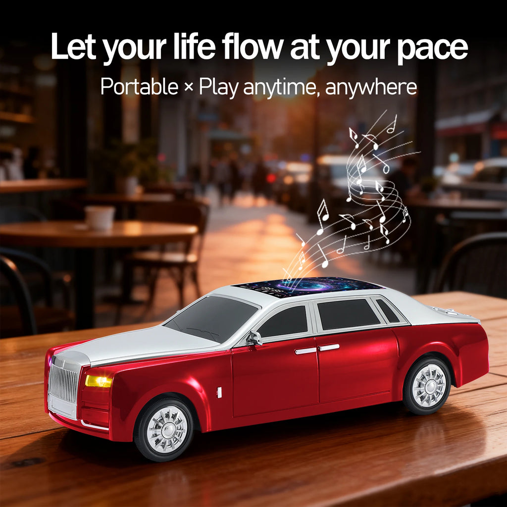 Wireless Bluetooth speaker Retro-Style Space Classic Car Model Design.