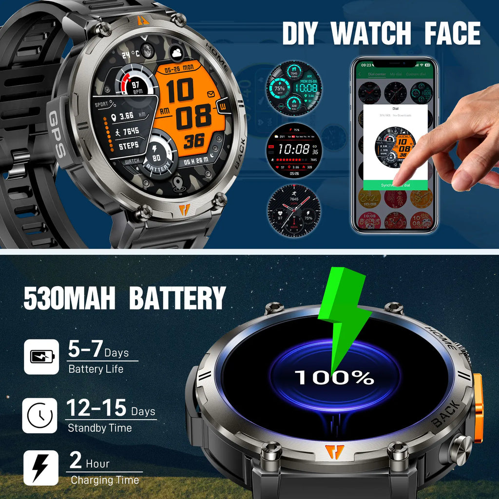 New Bluetooth Call smartwatch.