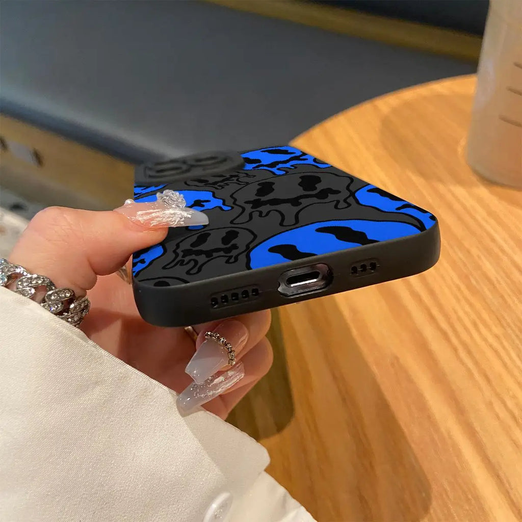 Fashion Smile Face Pattern Phone Case.