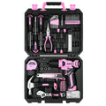 DEKO 126Pcs Power Tool Combo Kits with 8V Cordless Drill.