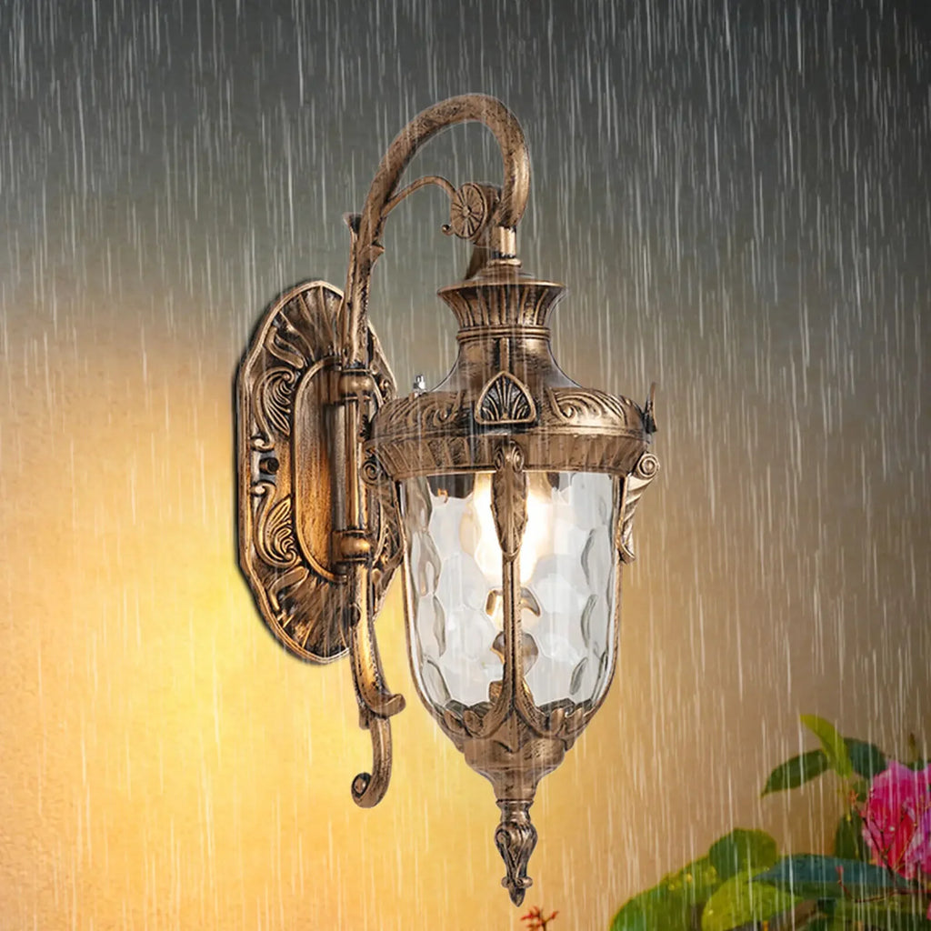 Decorative Outdoor Wall Sconces - Waterproof Porch & Exterior Lantern Lights.