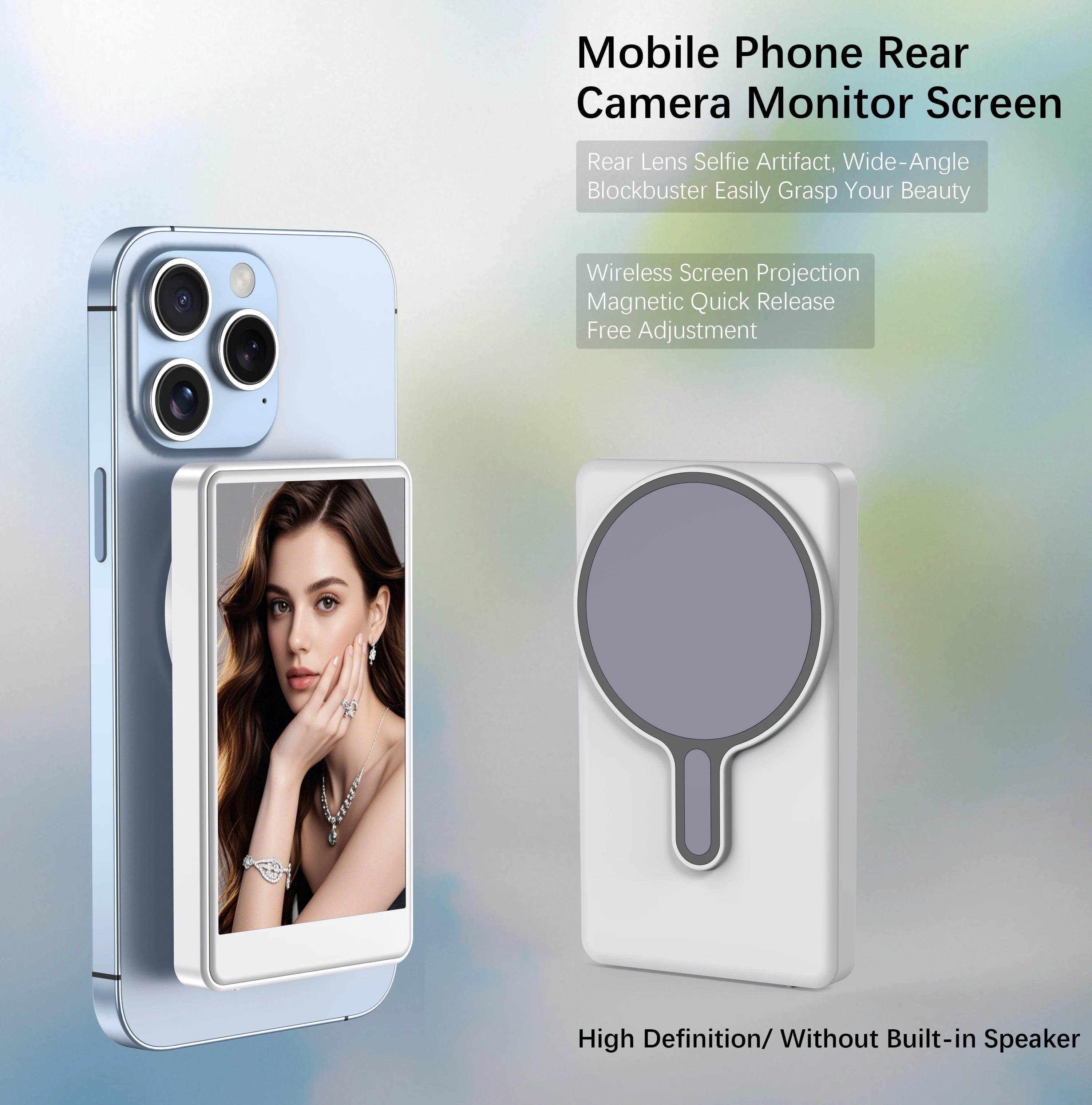 Vlog Selfie Monitor Screen for Phone.