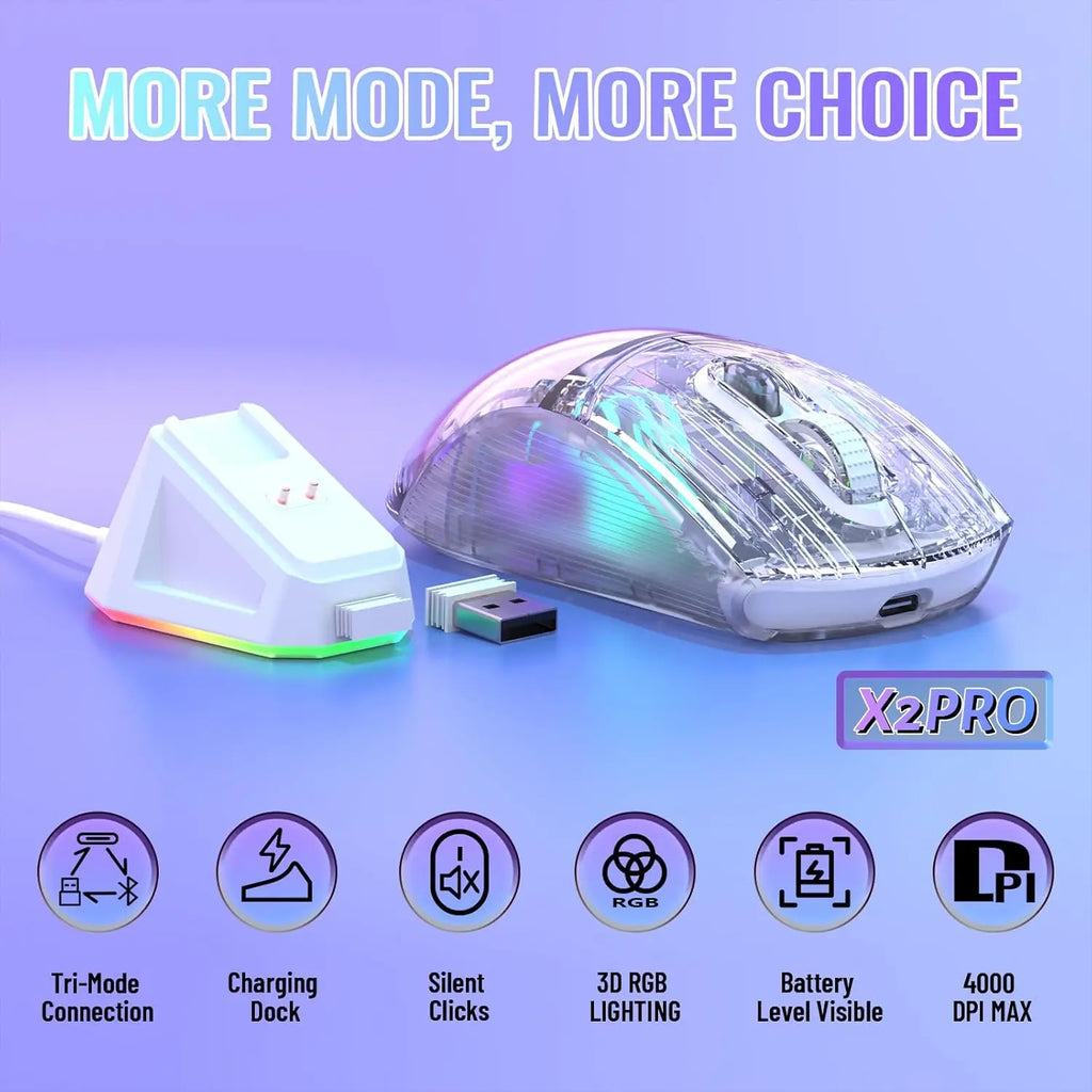 ATTACK SHARK X2Pro Wireless Gaming Mouse