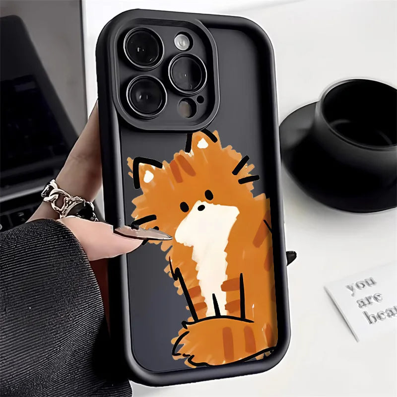 Cute Cat Silicone Phone Case.