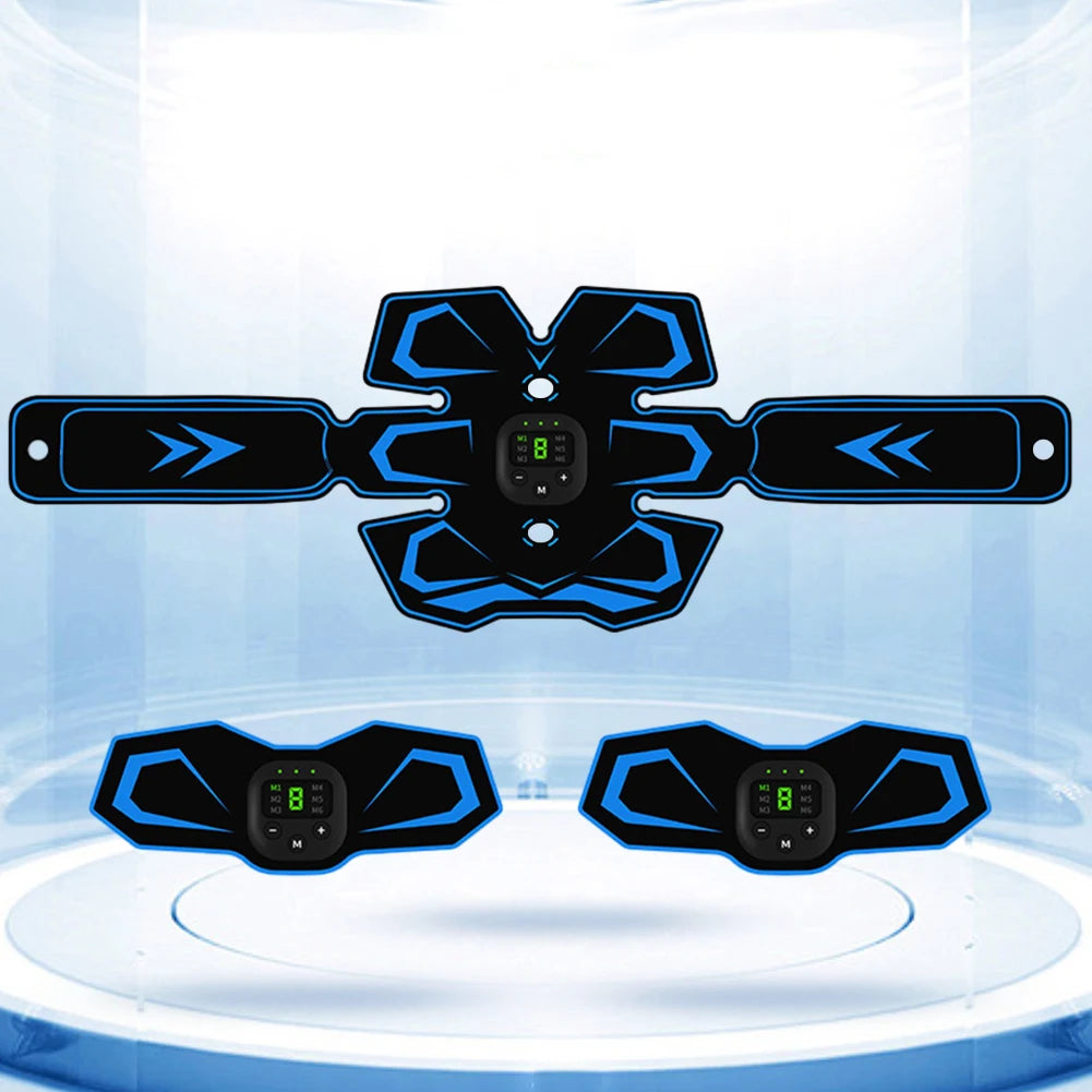 EMS Stimulating Slimming Belt LED Display Electric Smart Trainer Belt USB Rechargeable Ab Sport Exercise.