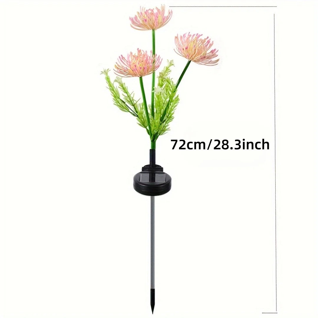Solar Garden Lights, Solar Flowers Lights with Glowing Flowers & Stems.
