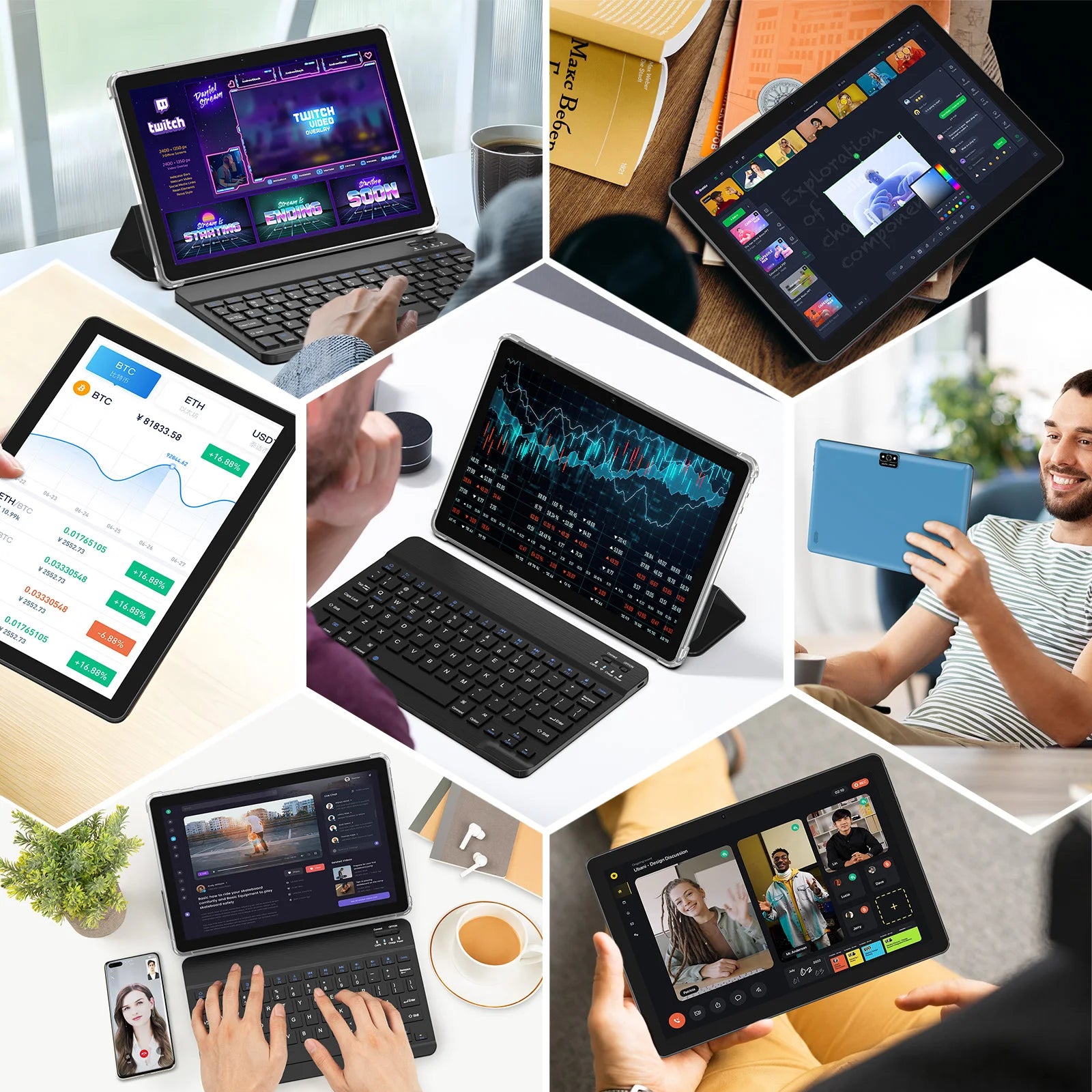 10-inch Android 13 tablet.