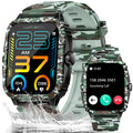 LaNikar Smart Watch 3ATM Waterproof Men 1.96" KT71 Fitness Tracker Heart Rate Bluetooth Call Camouflage Color Original Design