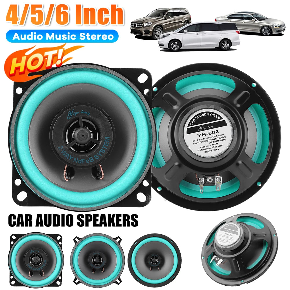 Universal Car Speaker HiFi Coaxial Subwoofer