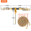 7100 lbs Ratchet Chain Binder Heavy Duty Secure Load with Anti-skid Handle Tie Down Hauling for Flatbed Truck Trailer