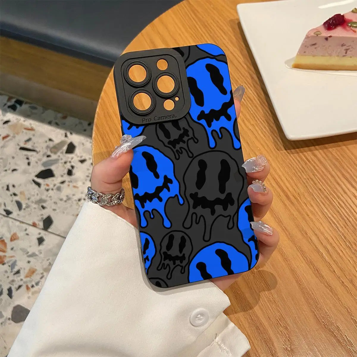 Fashion Smile Face Pattern Phone Case.