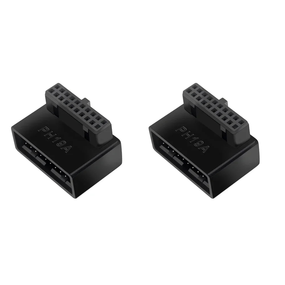 Computer Motherboard Header Adapter USB 3.0 19P/20P 90 Degree Desktop Converter Desktop Computer Accessories
