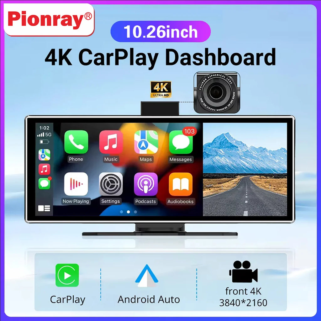 CarPlay Android Auto Car Radio Multimedia Video Player Reversing Camera.