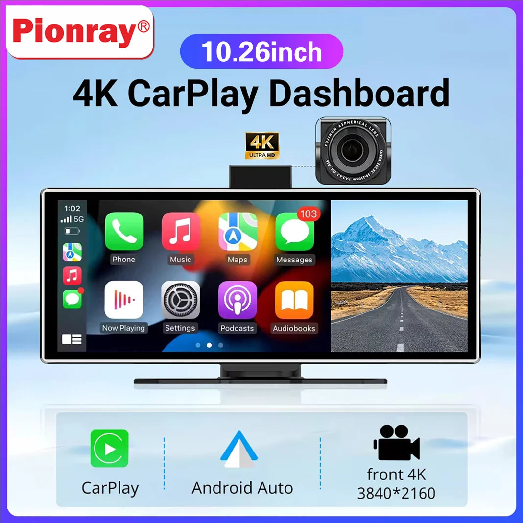 CarPlay Android Auto Car Radio Multimedia Video Player Reversing Camera.