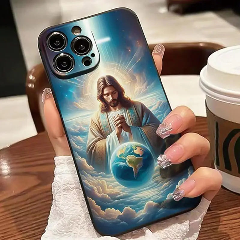 Jesus Pattern Phone Case.