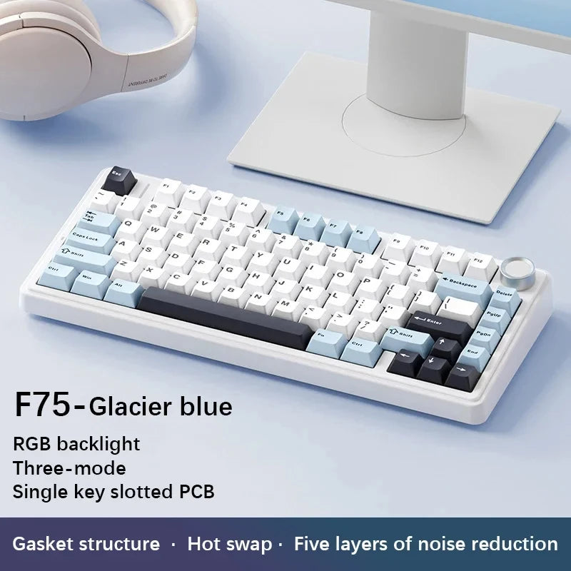 Wireless/Bluetooth/Wired Gaming Mechanical Keyboard.