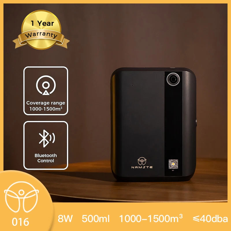 1500m³ Bluetooth Aroma Diffuser 500ML Essential Oils Electric Smell for Home Hotel HVAC Fragrance Air Freshener Device