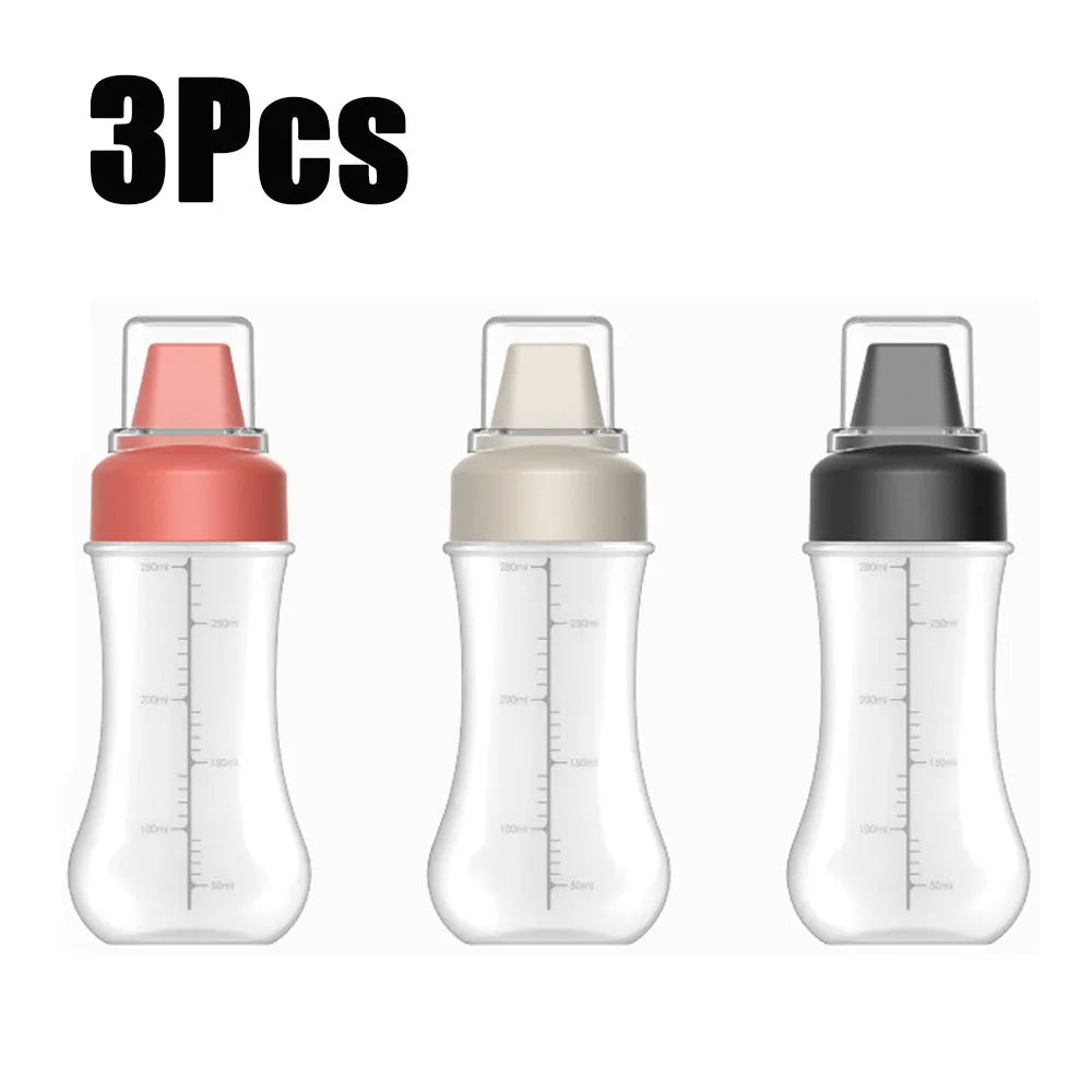 Squeeze Sauce Bottle 350ML Tomato Honey Salad Dressing Container Kitchen Condiment Dispenser for Ketchup BBQ Sauces Oil