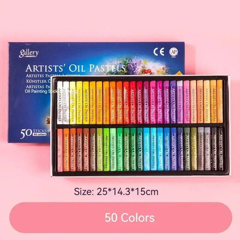 25/50 Colors Oil Pastel Soft Stick Set Children Professional Painting Drawing Graffiti Art Crayons Washable Art Student Supplies