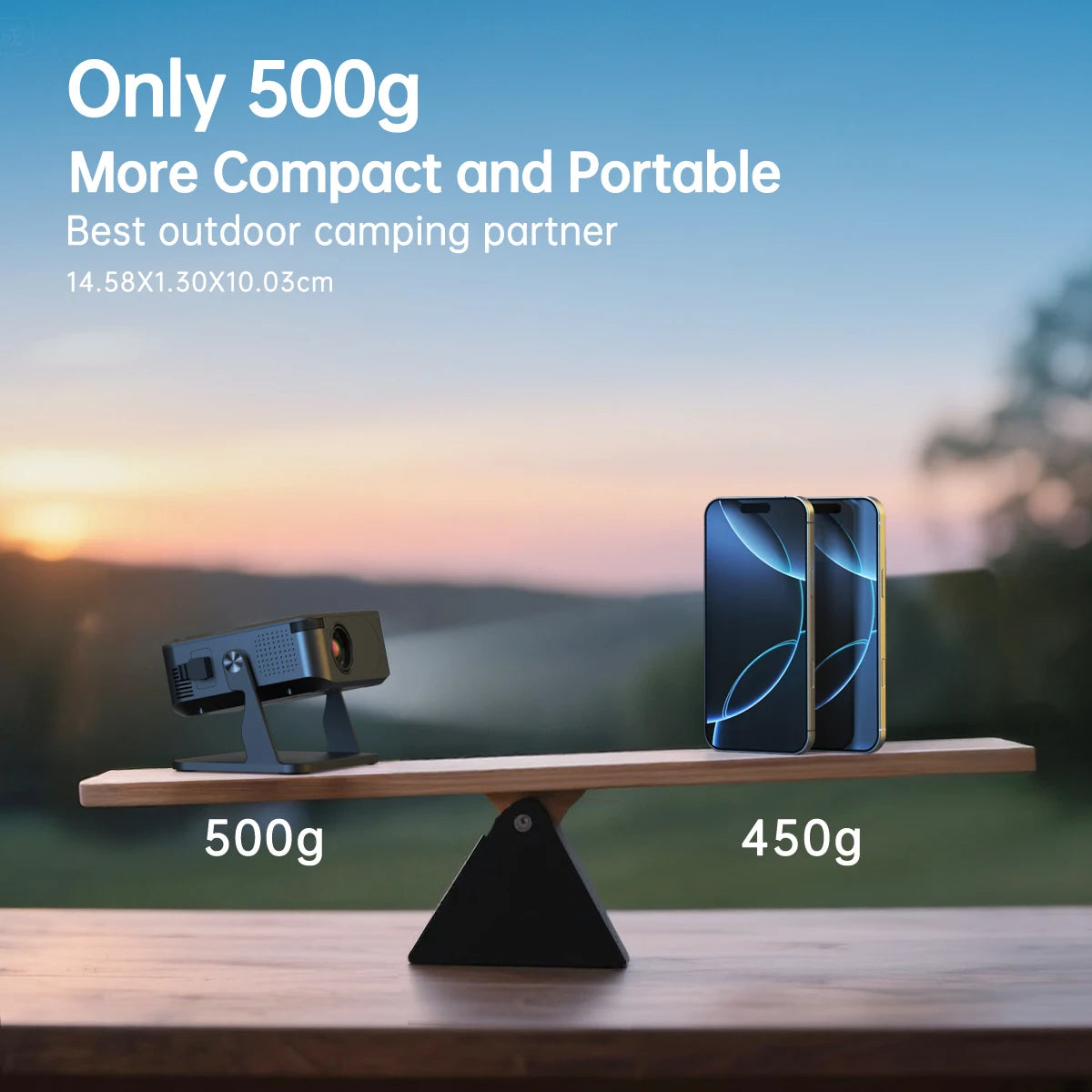 Portable 650ANSI Projector Airmouse Home Theater.