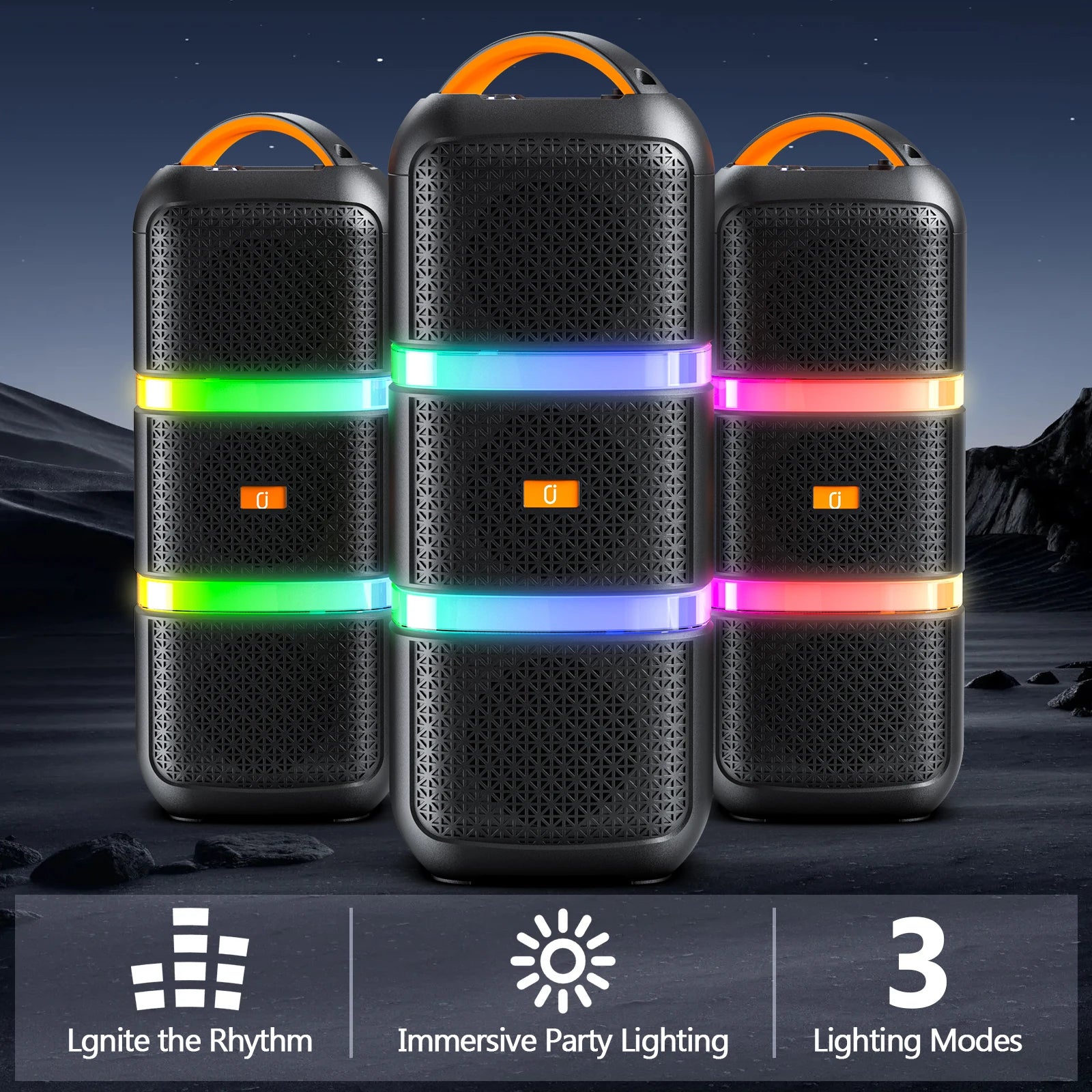Wireless Portable Waterproof Bluetooth Speaker.