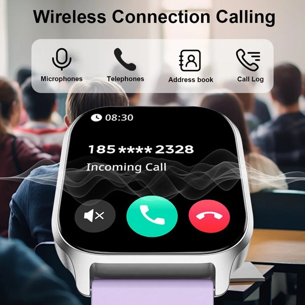 Smart Watch Bluetooth Call/Dial Multiple Sports Modes SMS Alert IP68 Waterproof Sports Smart Watch