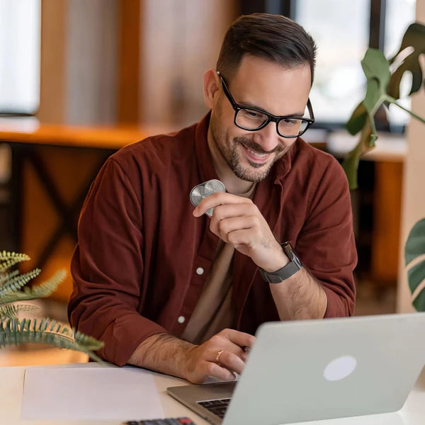 Metal Fidget Slider Triangle Rotation Stress and Anxiety Relief.
