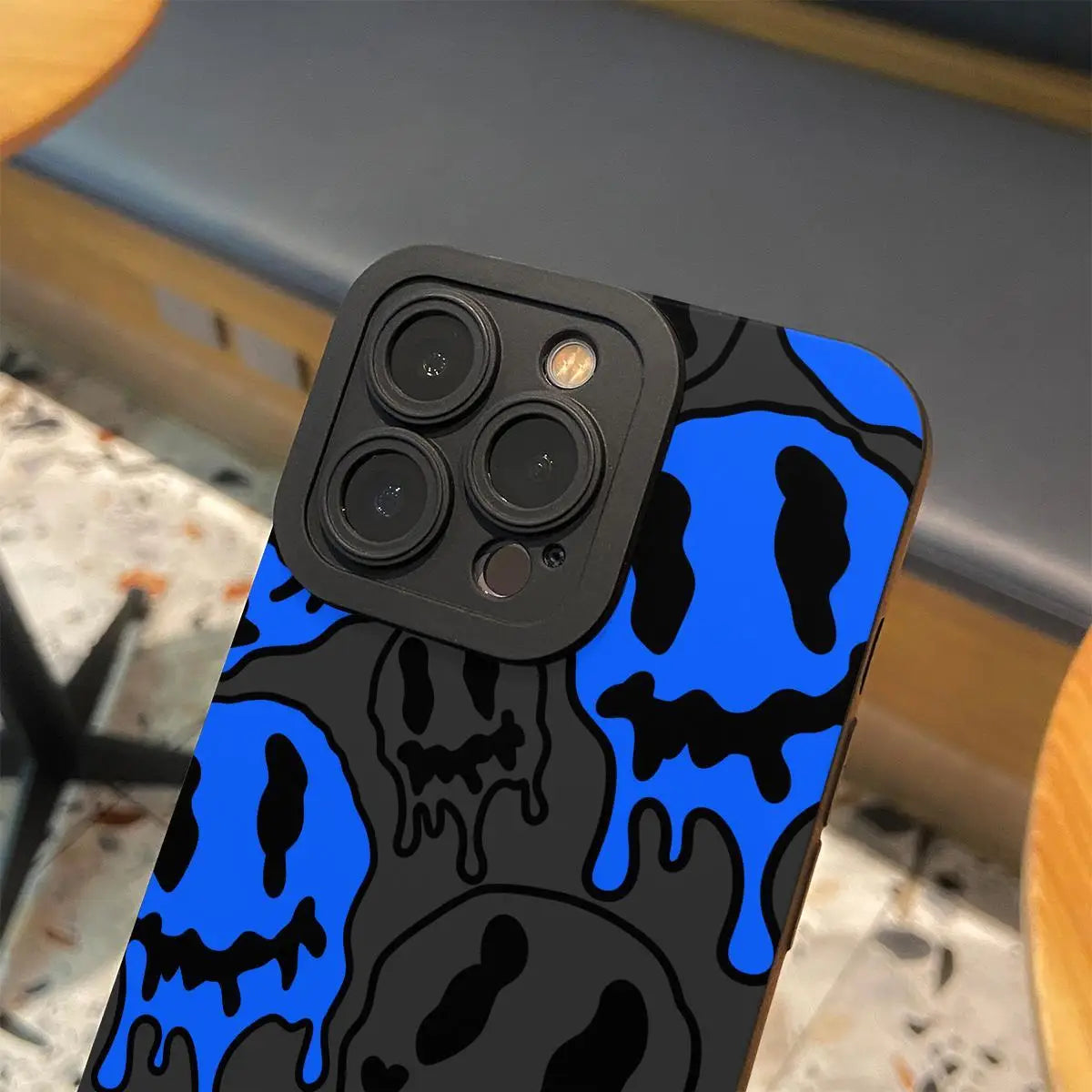 Fashion Smile Face Pattern Phone Case.